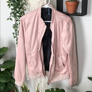 Zara Men’s Blush Pink Bomber